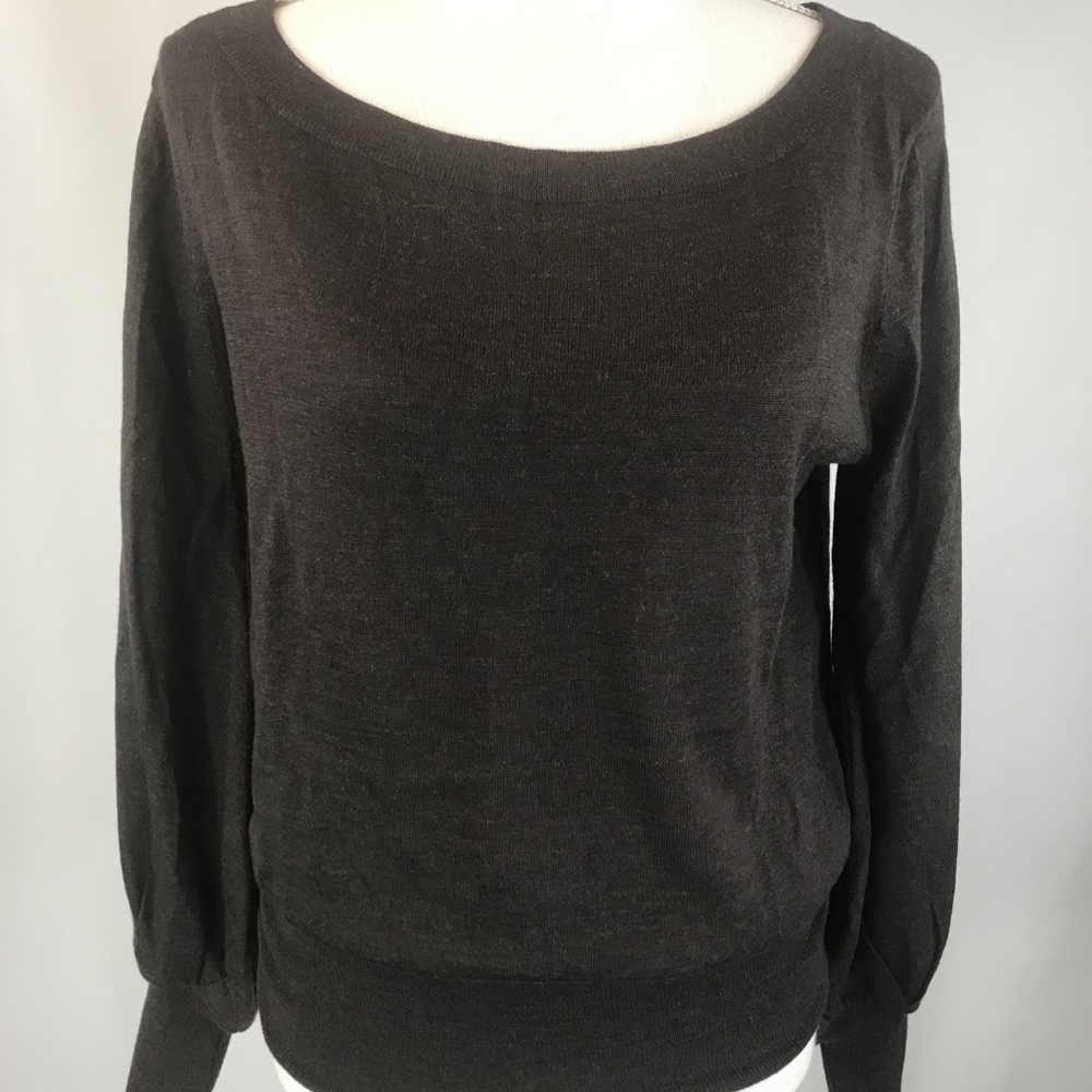 Moda International Womens Brown Wool Sweater